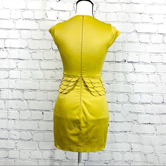 Twelve by Twelve Yellow Peplum Dress - Picture 5 of 6